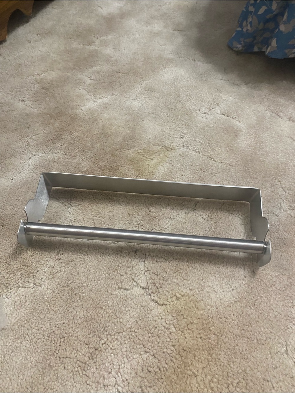 Stainless Steel self adhesive Wall-Mount Paper Towel Holder - Silver